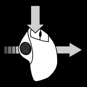 drag / trackball: drag